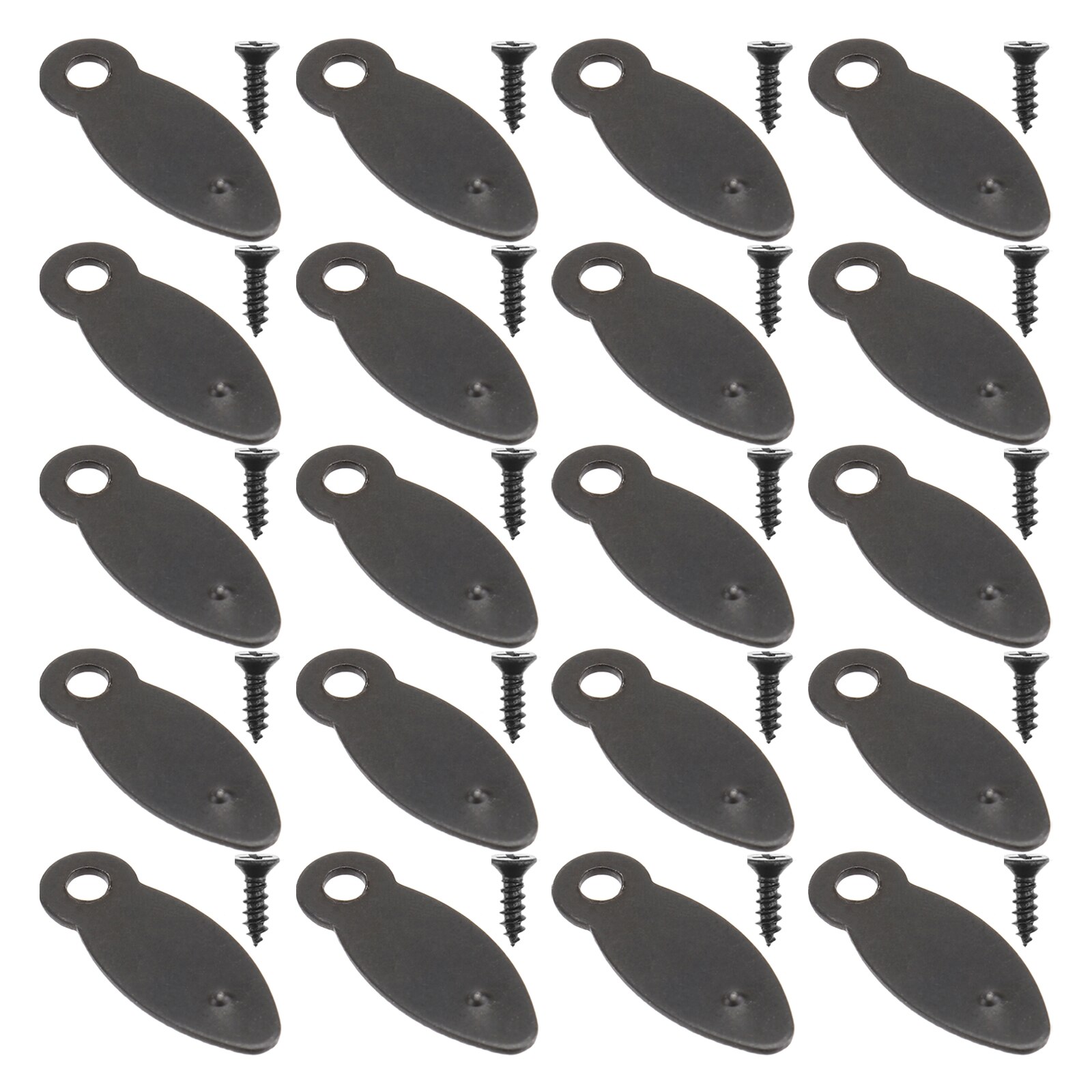 Clips de fixation pour cadre Photo, 50 pièces, accessoires pour panneau arrière, boucles de fixation