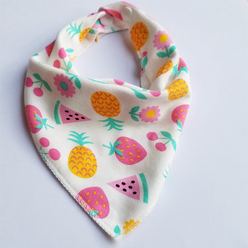 Slabbers Driehoek Katoen Cartoon Kind Bandana Slabbetjes Babador Voeden Bib Pasgeboren Slabber Absorberende Baby Doek