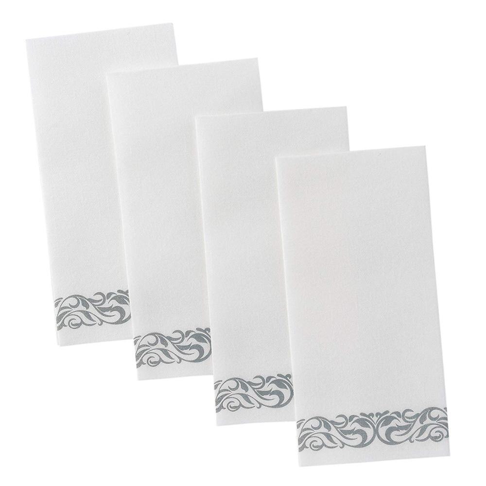 100 Stks/zak Bloemen Gedrukt Party Tissue Western Restaurant Servetten Decoupage Gedrukt Papier Servet Bruiloft Verjaardag Feestartikelen