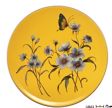 Creatieve Woonkamer Opknoping Plaat, Lucky Elanden Keramische Opknoping Plaat, Muur Decoratie Drie-Dimensionale Hanger Handwerk Plaat: 015