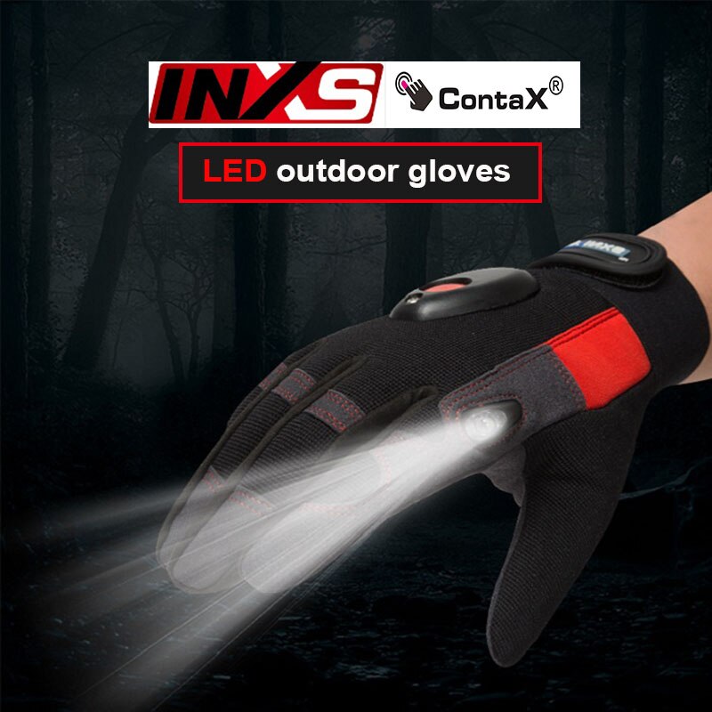 Gants de mécaniciens avec lampe de poche LED, bande MAC02, pour le travail, le soulagement des accidents, en cas d&#39;urgence