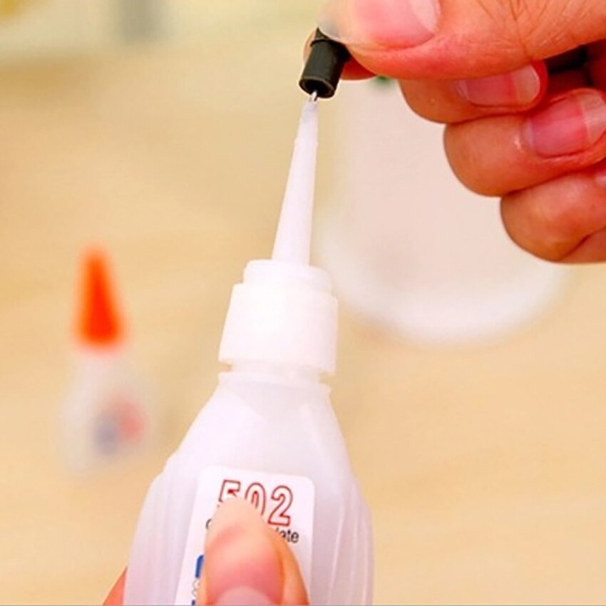 502 Super Glue Multi-Function Clear Glue Cyanoacrylate Adhesive Strong Bond Quick-drying For Office Tools