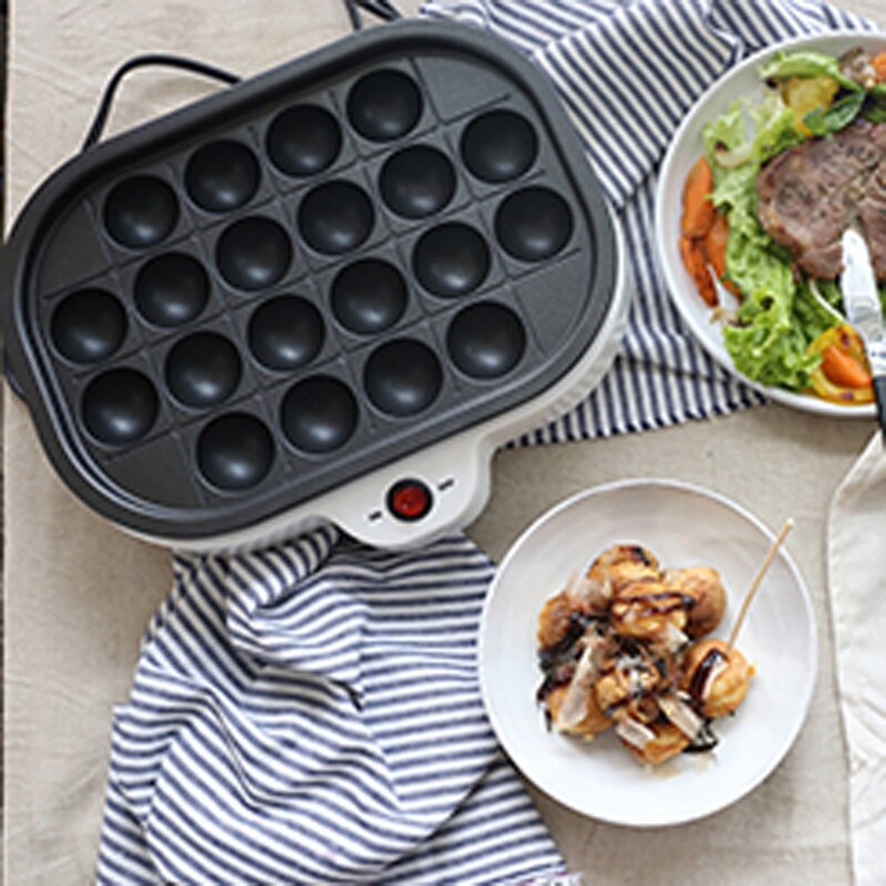 Takoyaki électrique 800W KS-338N, 220V, Machine ménagère, poêle à frire, outil pour collation