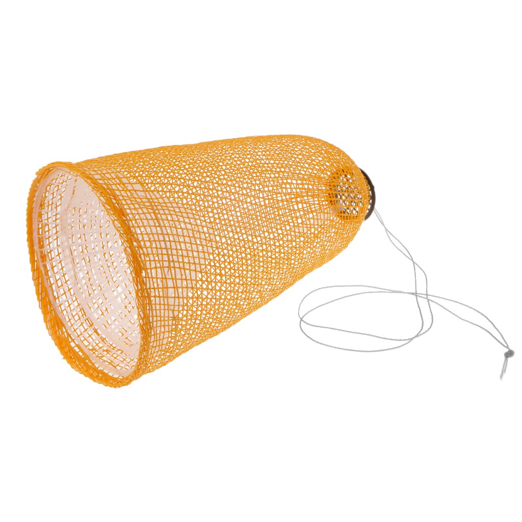 Plastic Stretchable Fish Cage Trap Imitation Bamboo Crayfish Shrimp Loach Crab Cage Fishing Tackle