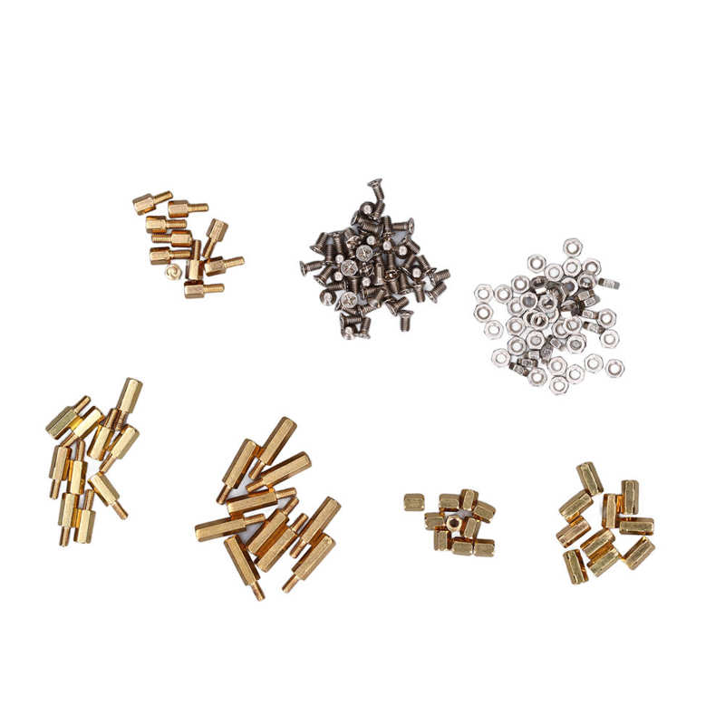 Porca de parafuso de bronze do impasse da variedade das porcas dos parafusos standoffs para diy