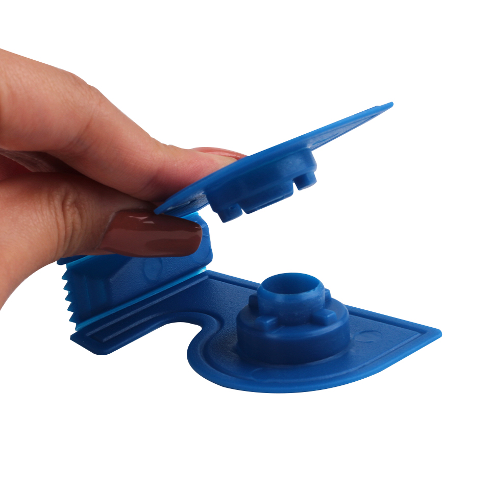 Blue Tape Cutter Dispenser Adhesive Tape Holder Plastic Holder Grafting Eyelash Tape Cutter For Eyelashes Extension Makeup Tools