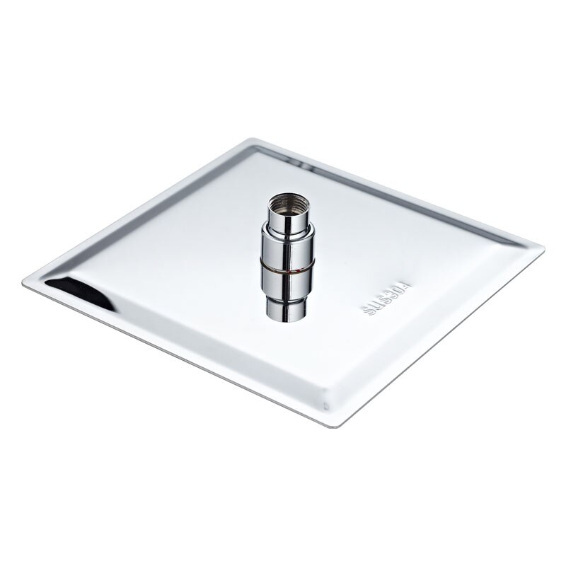 Ronde vierkante roestvrijstalen douchekop regendouchekop regendouche chroom hoge druk chuveiro badkraan ducha