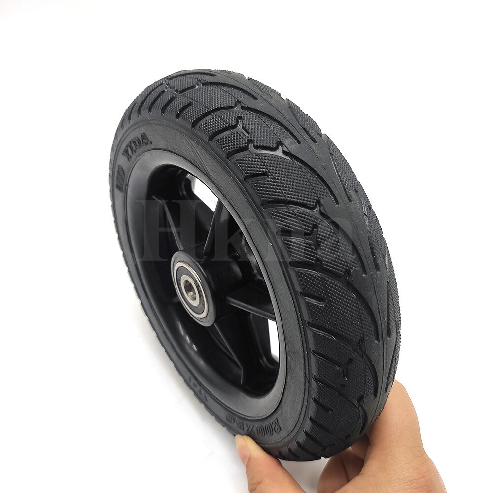 200x50 Solid Tire Wheel for Electric Scooter 8 Inch Solid Wheel Explosion-proof Puncture Proof Tubeless Tyre Parts
