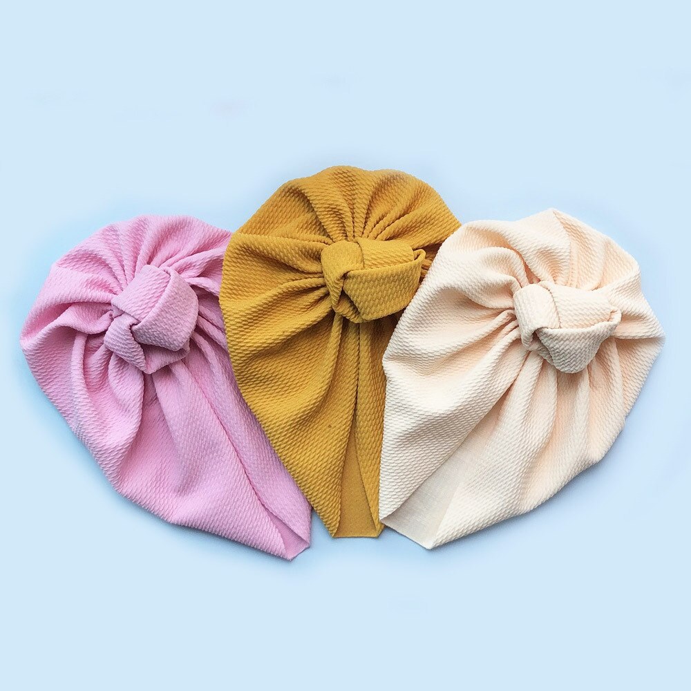 Crianças chapéu atado chapéu recém-nascido grão de milho gorro do bebê cor sólida kink chapéu fotografia adereços meninos e meninas acessórios