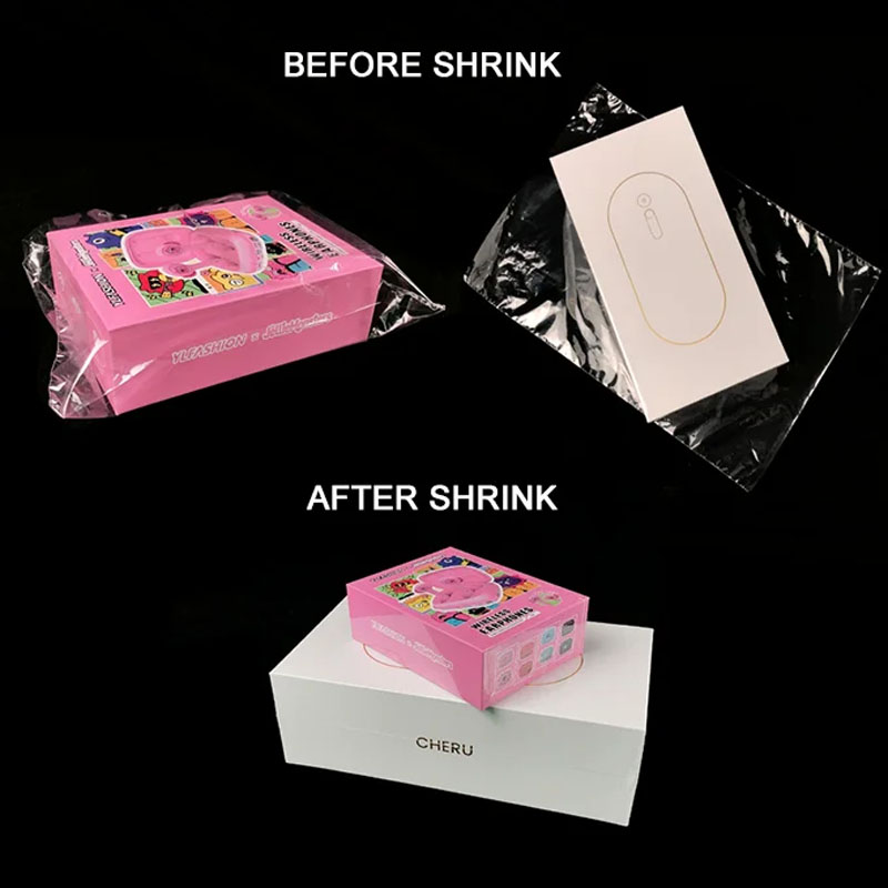 Pof Transparent Heat Shrinkable Plastic Wrap Packaging, Heat Shrink Plastic Wrap Film Bag Organizer, Thermal Packaging On Roll