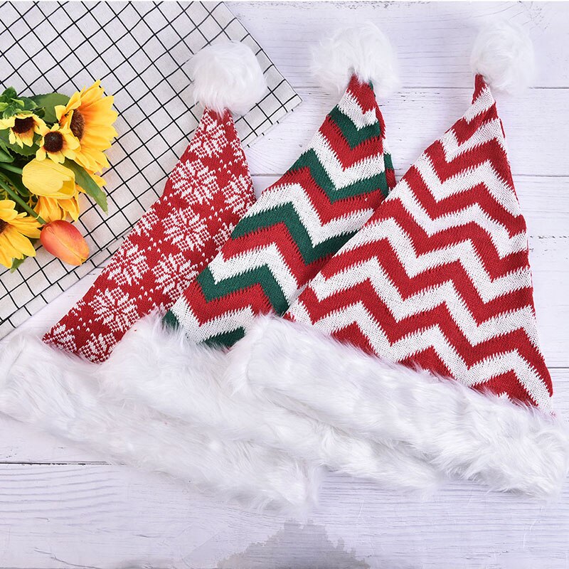 The Christmas Pudding Hat Wool Knit Knitted Xmas Winter Men Ladies