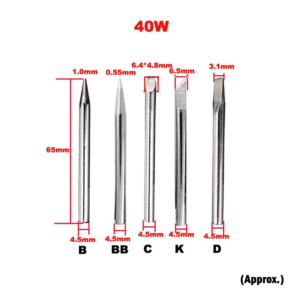 LUXIANZI Punte Per Saldatore Senza Piombo Punte Per Saldatura - Foto 3