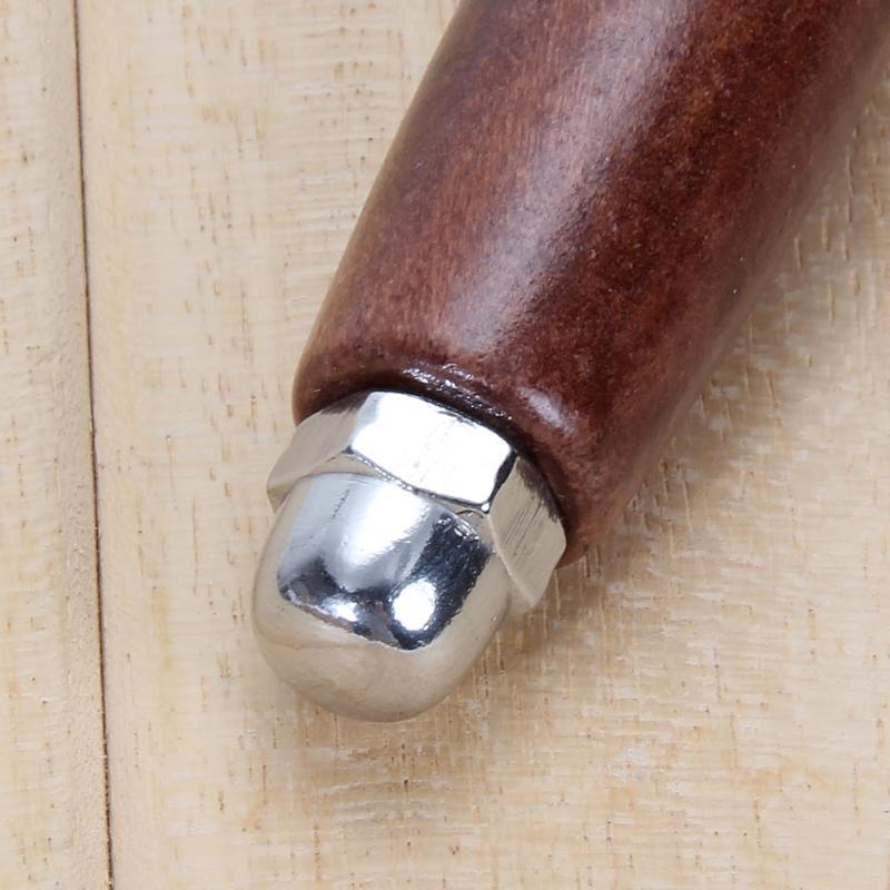Leather Carving Hammer DIY Leather Craft Punch Cutting Nylon Hammer Tool with Wood Handle Leathercraft Carving Hammer