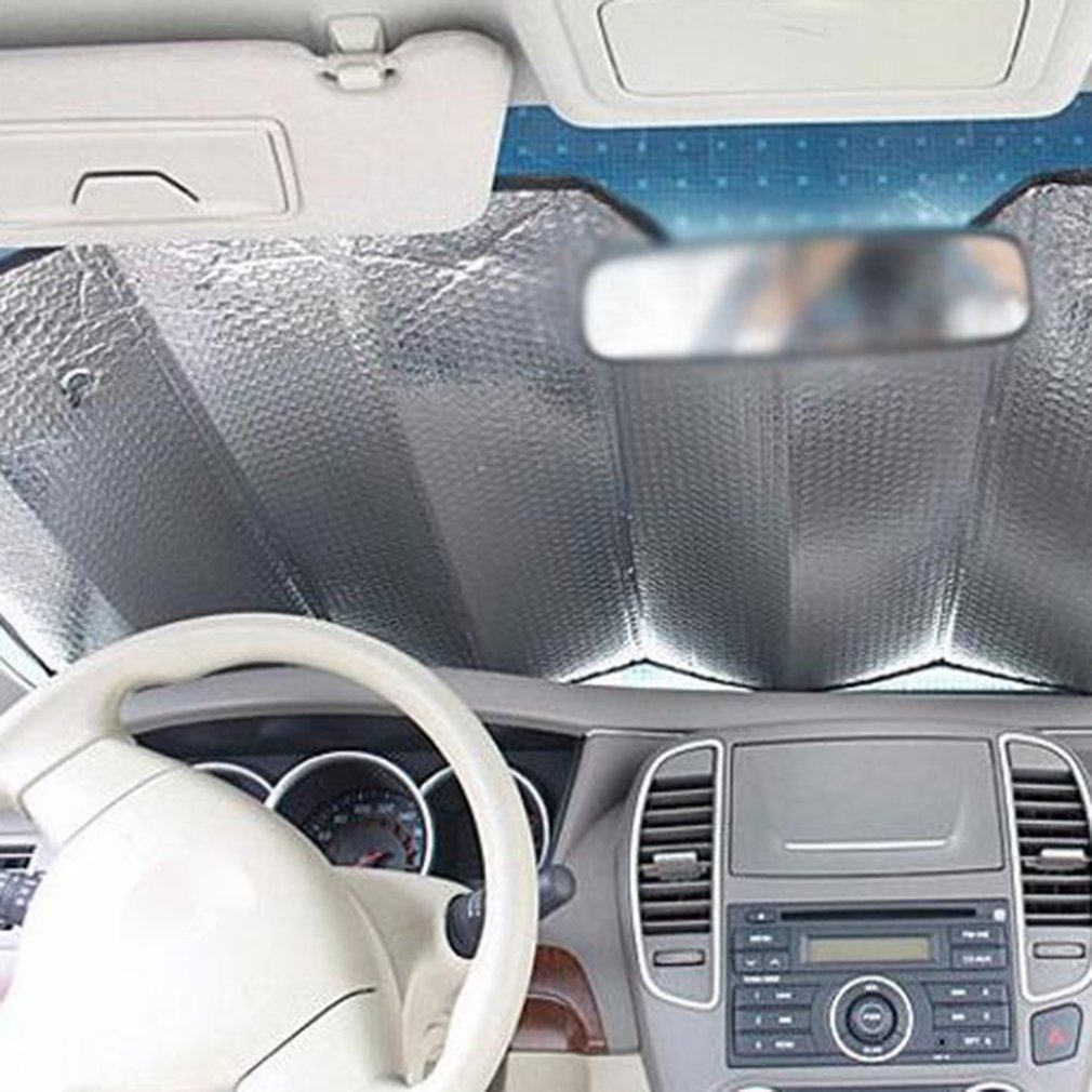 Auto voorruit zonneschermen hoes casual opvouwbare hoes voor voor- en achterruit reflecterende schaduw auto zonnebrandcrème zonnescherm