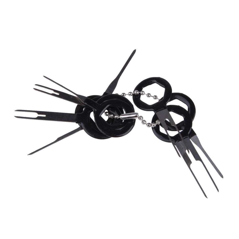 Universal 8 stk/sæt bilreparation terminal fjernelse værktøj sæt ledninger crimp connector pins holdbart tilbehør