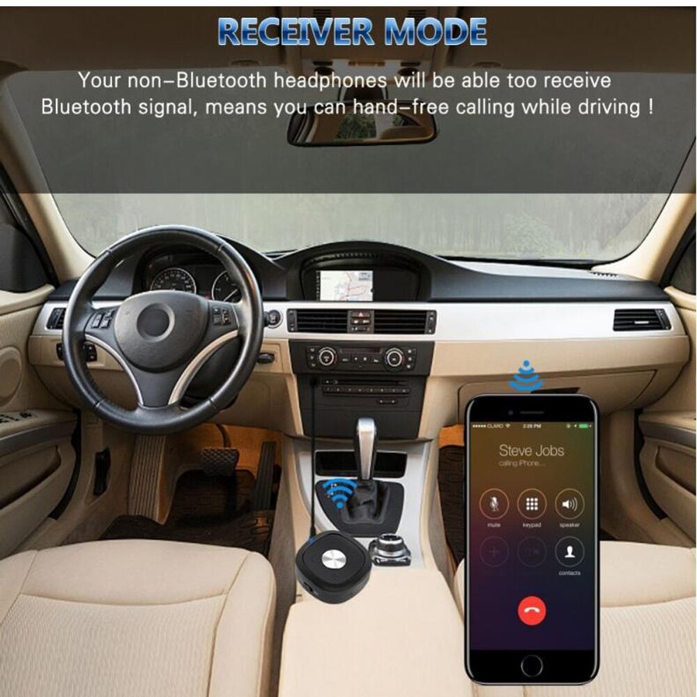 Bluetooth 5.0 audiozender/ontvanger csr 8675 apt-x lage latentie/aptx hd draadloze adapter voor tv, luidspreker, auto 3.5mm aux