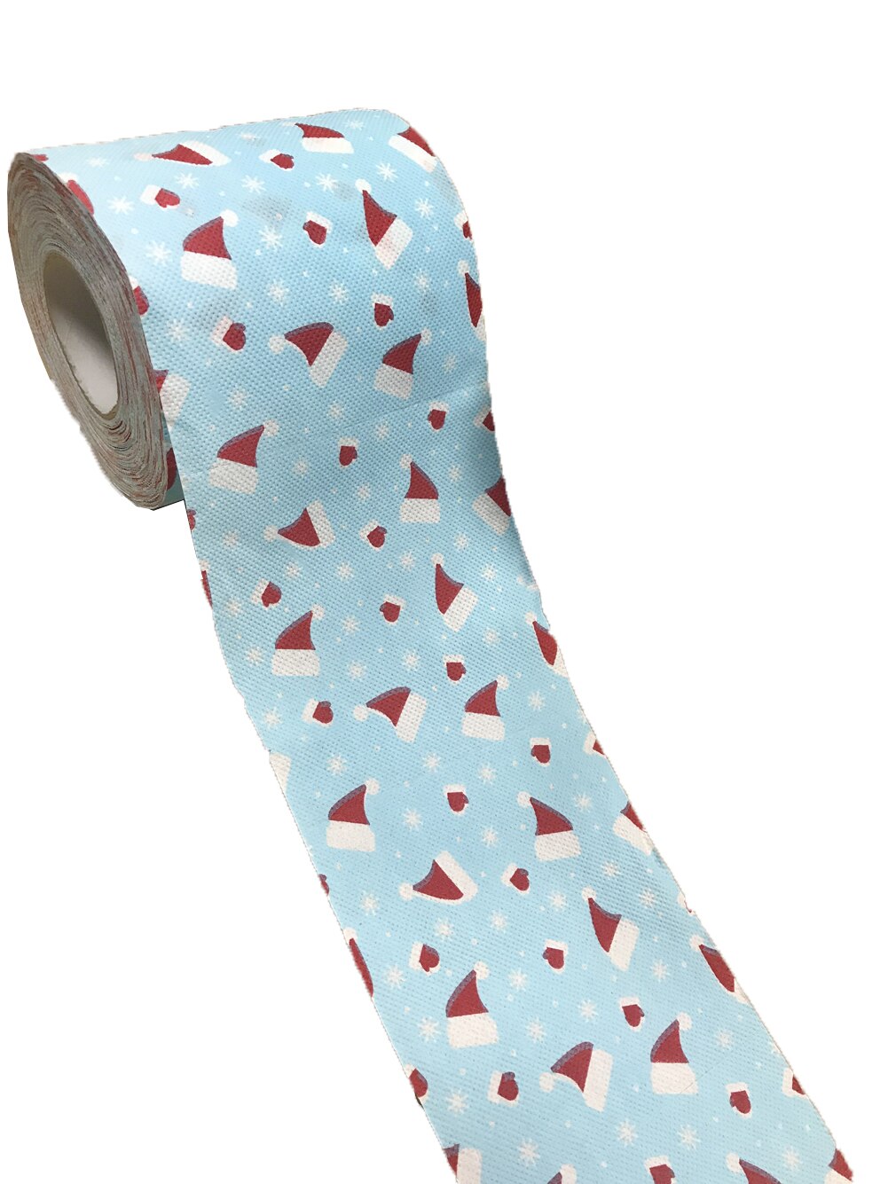 Papier de rouleau de noël, dessin animé mignon Santa Elk flocon de neige impression serviettes en papier pour le marché des toilettes de l'école de fête de la maison: D