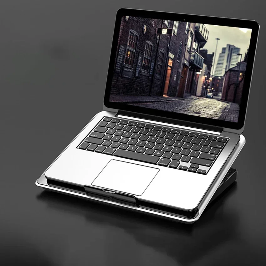 Metal Panel Laptop Cooler Stand Gaming Laptop Cooling Fan Laptop Cooling Pad 17 inch Notebook Cooler Stand For Gaming