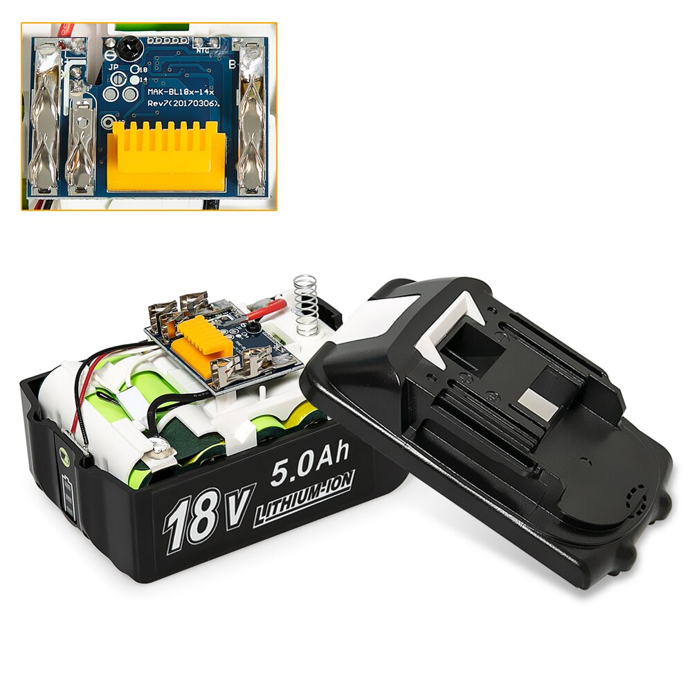 Rechargeable Battery Replacement Batteries 18V 8.0Ah Lithium ion for Makita Series BL1840 Cordless Drills Tool Power Battery