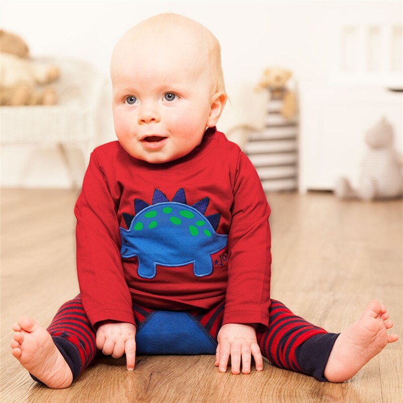 Hoppa bebis applikation pojkar t-shirts toppar långärmade tecknade barn t-shirt barnkläder vår höst t-shirt pojkar toppar t-shirts