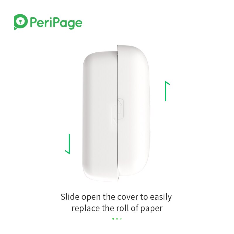 PeriPage 304dpi White Label Receipt Photo Wireless Mini Portable Thermal Bluetooth Printer A6