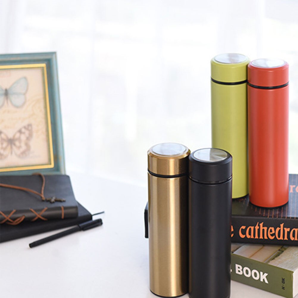 500ml de aço inoxidável parede dupla preservação do calor copo garrafa vácuo copo café viagem garrafa bebida casa ao ar livre