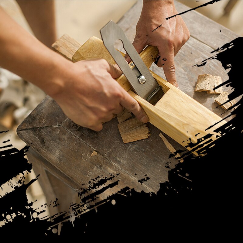 Woodworking Mini Hand Tool Flat Plane Bottom Edge Wood Planer Carpenter Trimming Plane Woodcraft DIY Case For Joinery