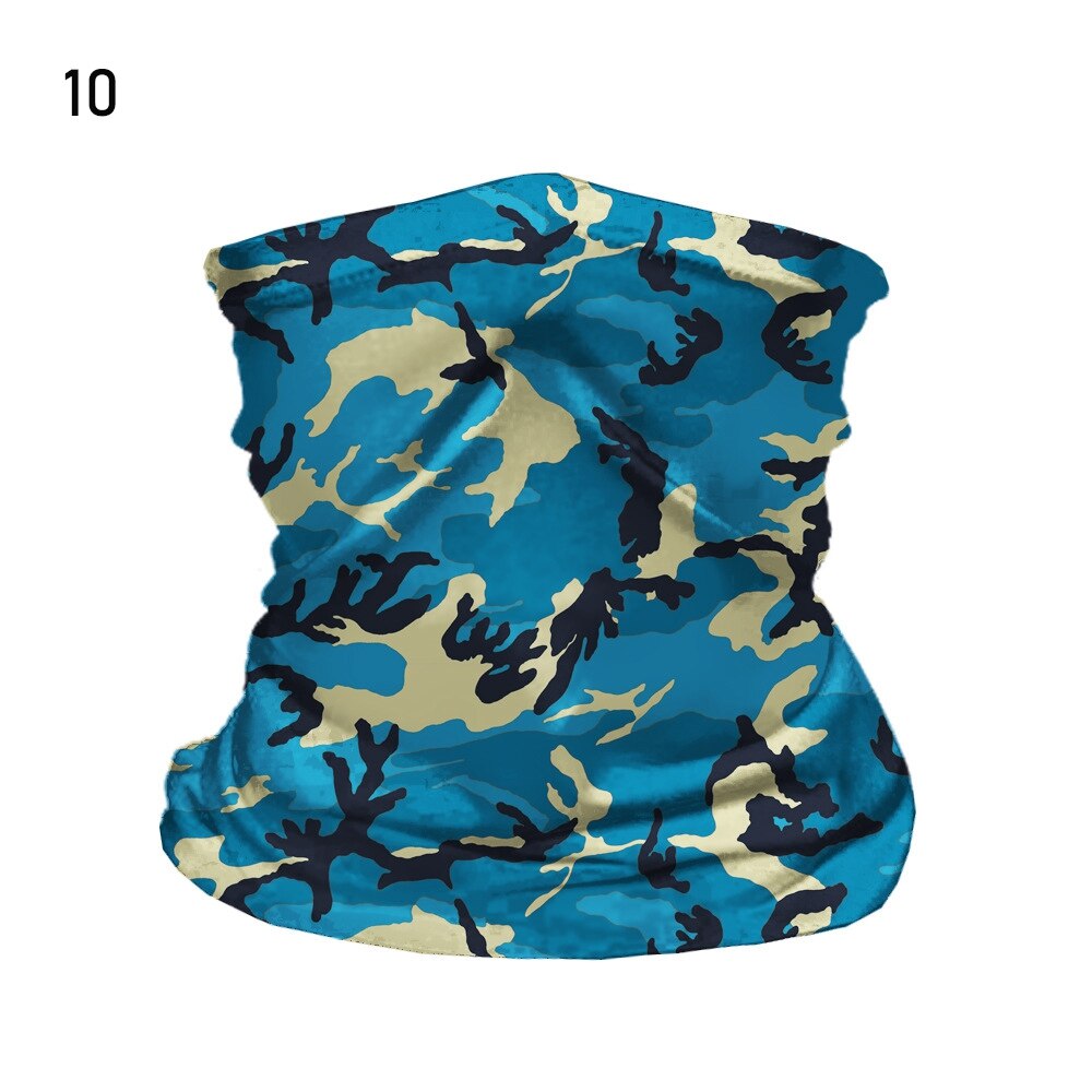 Unisex hoofd gezicht nek gaiter tube elastische bandana sjaal outdoor fietsaccessoires halve gezichtssjaals met onzichtbare zak: 10