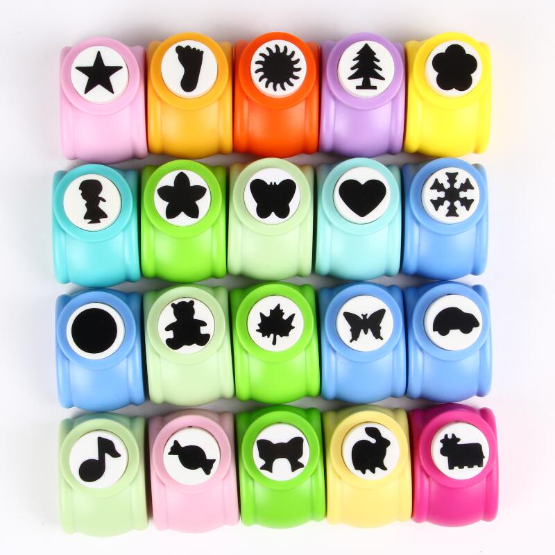 20 Style 2.5cm DIY Paper Printing Card Cutter Scrapbook Shaper large Embossing device Hole Punch Handmade decoration Craft