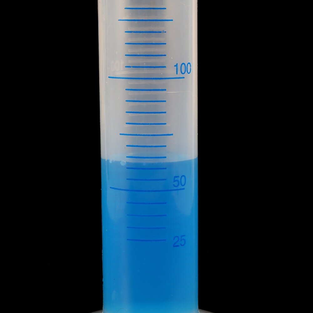 1 Pcs 250 Ml Meten Van Plastic Cilinder Afgestudeerd Cilinders Voor Lab Levert Laboratorium Meting Gereedschap