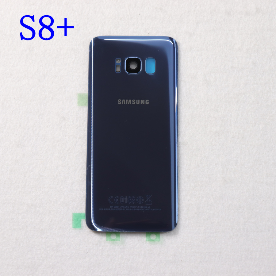 Cover posteriore in vetro per SAMSUNG Galaxy S8 G950, custodia posteriore in vetro G950FD S8 Plus S8 G955, G955FD, G955FD, G955FD: S8 Plus Blue