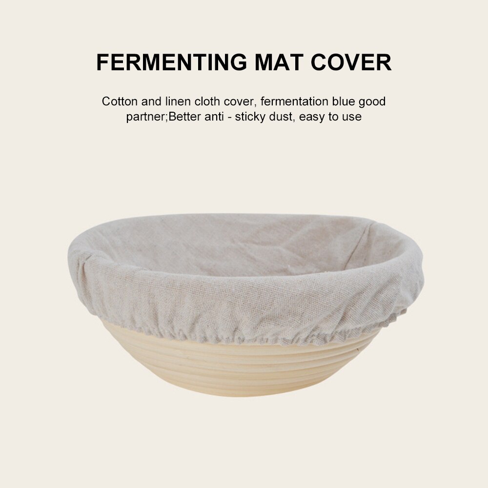Masa, cesta de mimbre, diversas formas de fermentación de mimbre país pan Baguette en prueba de cestas de Banneton Brotform