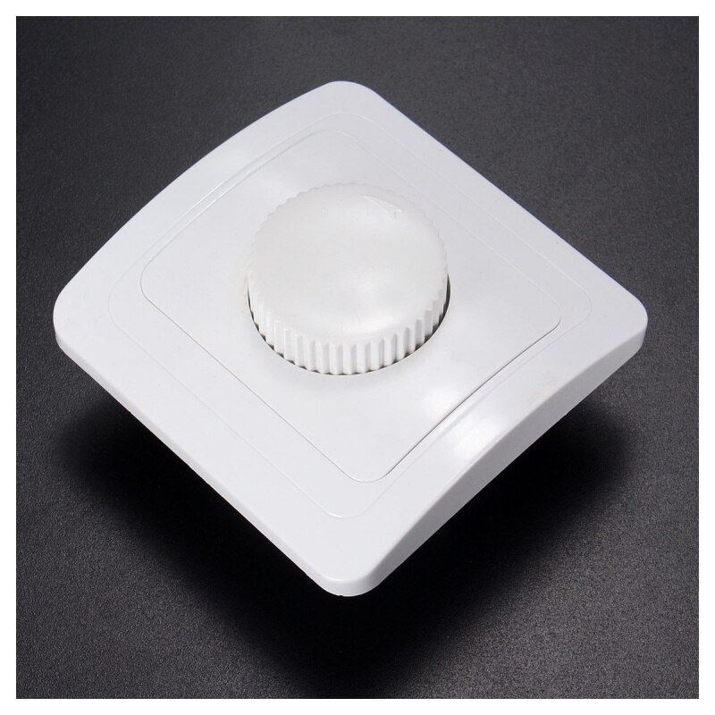 220V/250V Adjustable Controller Dimmer Switch For Dimmable Light Bulb Lamp White
