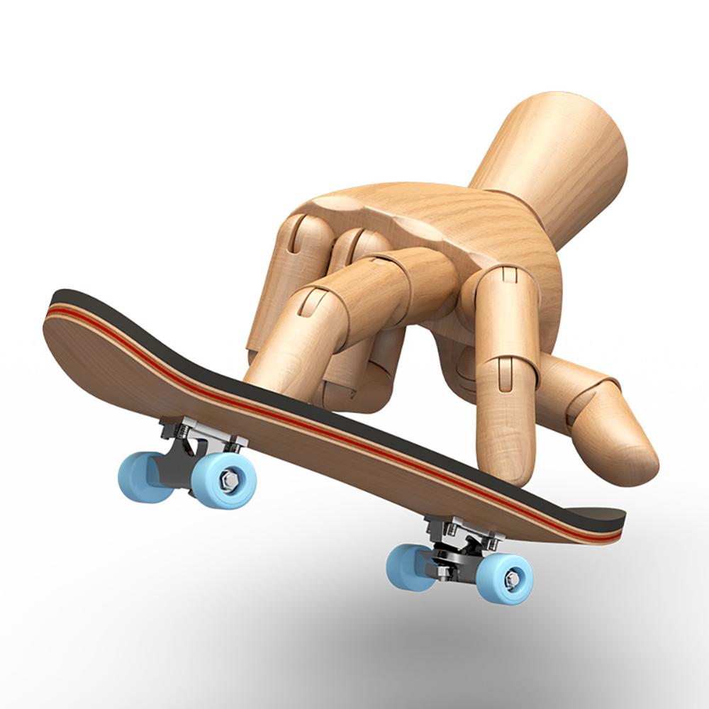 Vinger Skateboard Met Lagers Houten Toets Speelgoed Professionele Stents Vinger Skate Set Kinderen Kerst Kid