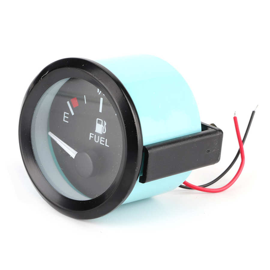 52mm universel bilbrændstofniveaumåler led digital e -1/2- f rækkeviddemåler med brændstofsensor tilbehør til brændstofmåler til biler