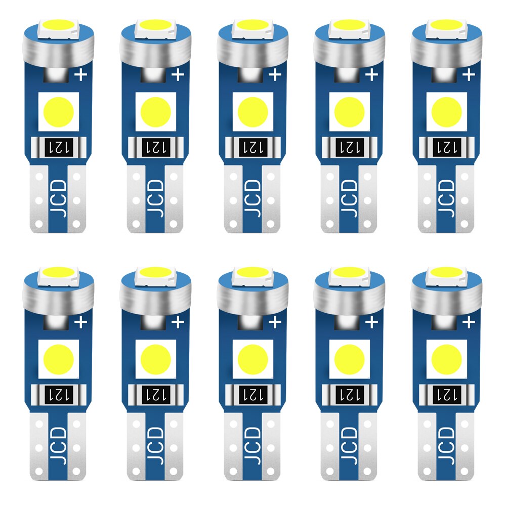 10 stk  t5 w3w w1.2w led pære bilinstrument lys til lada niva kalina priora granta largus vaz samara 2110 gaz gazelle