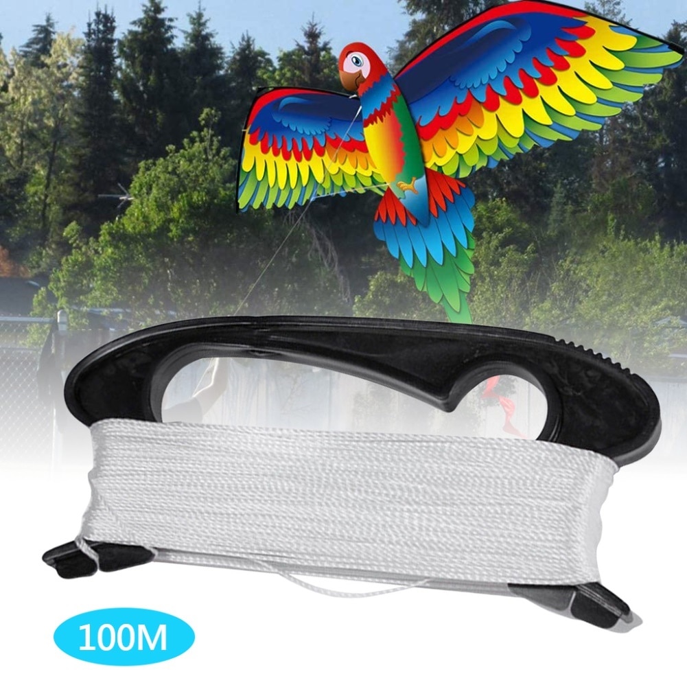 Kids Realistische Grote 3D Parrot Kite Kinderen Vliegende Spel Outdoor Sport Spelen Speelgoed Tuin Doek Leuk Speelgoed Met 100M Lijn