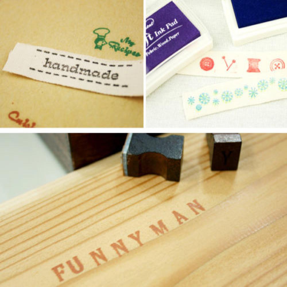 Handmade DIY Craft Oil Based DIY Ink Pad Rubber Stamps Fabric Wood Paper Scrapbooking 8 Colors Ink pad Finger Paint