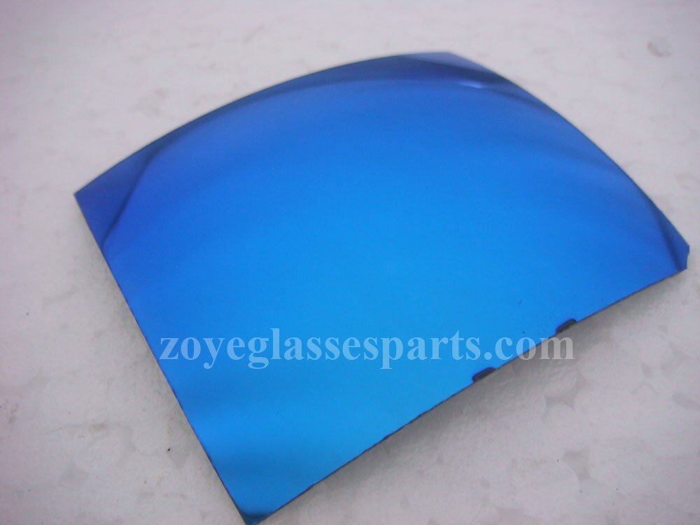 Polarized Lenses For Sunglasses TAC Polarized Lenses Dark Blue Color Revo UV400 Lenses 55*65mm 4 Base