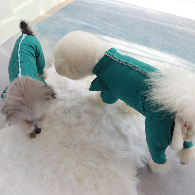 Mono para perros y mascotas, ropa fina para cachorros, monos de algodón para pijama suave para perros pequeños, sudadera para perros, Chihuahua, caniche