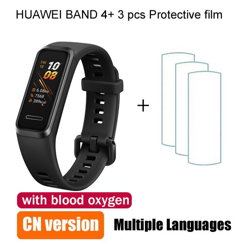Alkuperäinen huawei band 4 älykello älykello sykemittari kellotaulut usb-liittimen lataus: Cn  b4 musta  n 3f