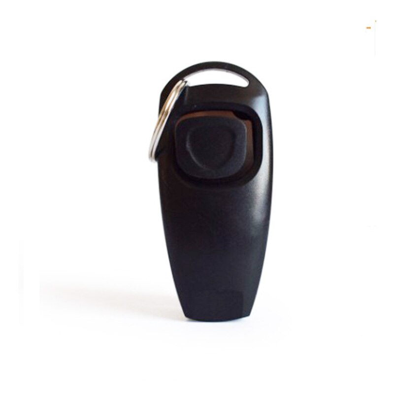 Two together 1 dog training ring pet ring piece + whistle training dog whistle with key chain: black