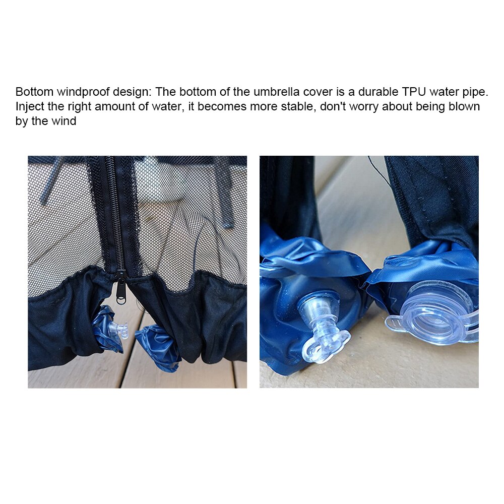 Umbrella Mosquito Net Mesh Net Screen Universal Canopy Umbrella Net for Outdoor Anti-mosquito Umbrella Net Cover for Terrace