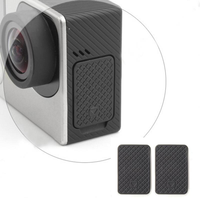 2 unids/lote de Mini Tapa lateral USB, cubierta protectora de puerta de repuesto para GOPRO Hero 4 3 + 3 Sport Action accesorios para cámara Digital