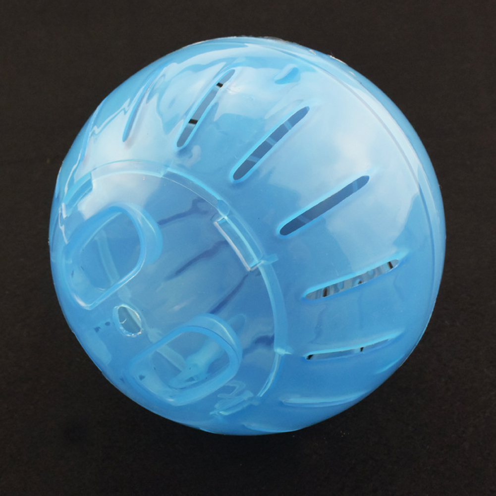 Rat Running Wheel Plastic Pet Rodent Mice Jogging Ball Toy Hamster Gerbil Rat Exercise Balls Small Pet Play Toys 10cm 12cm: blue / M 12cm
