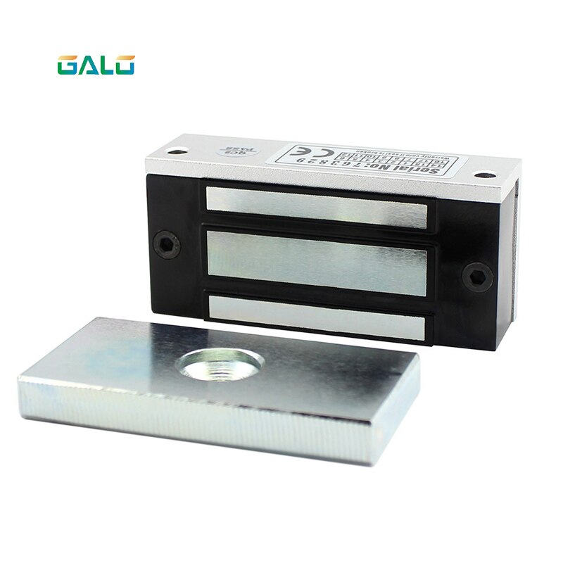 12V 60kg Electronic Electric Magnetic Lock fail safe DC EM Locks Holding Force Electromagnetic mini M60 for Door Entry Access