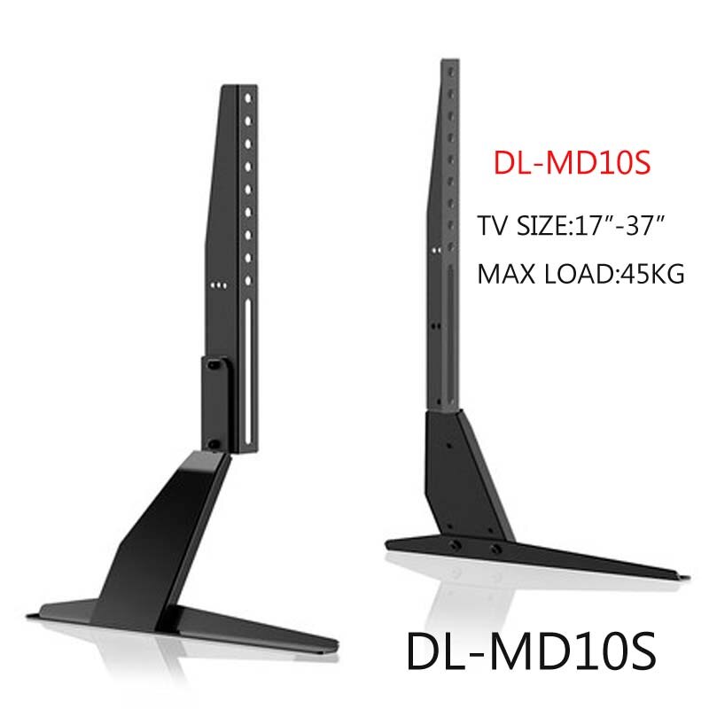 DL-MD10S Universal arreglar TV soporte de escritorio de metal 2 bar Mount 17 "-37" de Panel plano LCD LED de pared de TV de montaje: DL-MD10S