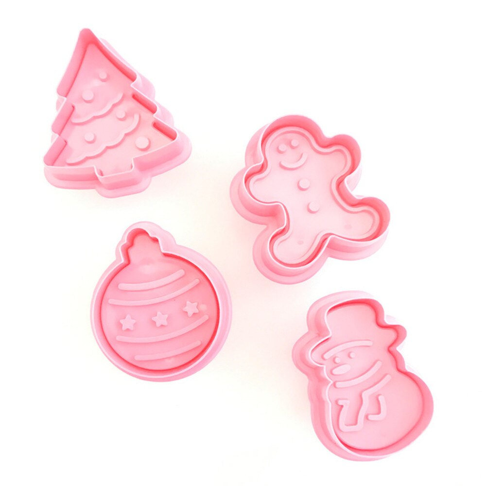 Xmas Sneeuwvlok Cookie Cutter Biscuit Mold Cake Fondant Bakvormen Diy Sneeuwvlok Claus Gingerbread Man Cakevorm # E