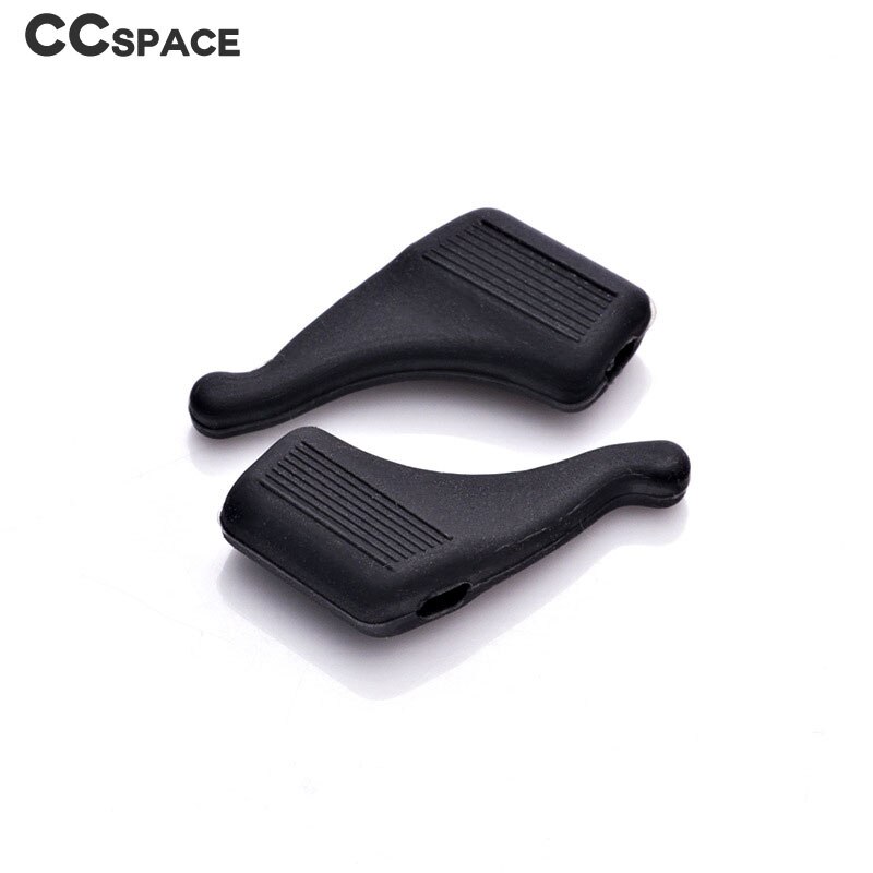 Crochet d'oreille antidérapant pour lunettes, 50 paires, accessoires de lunettes, poignée universelle en Silicone, support de pointe de tempe