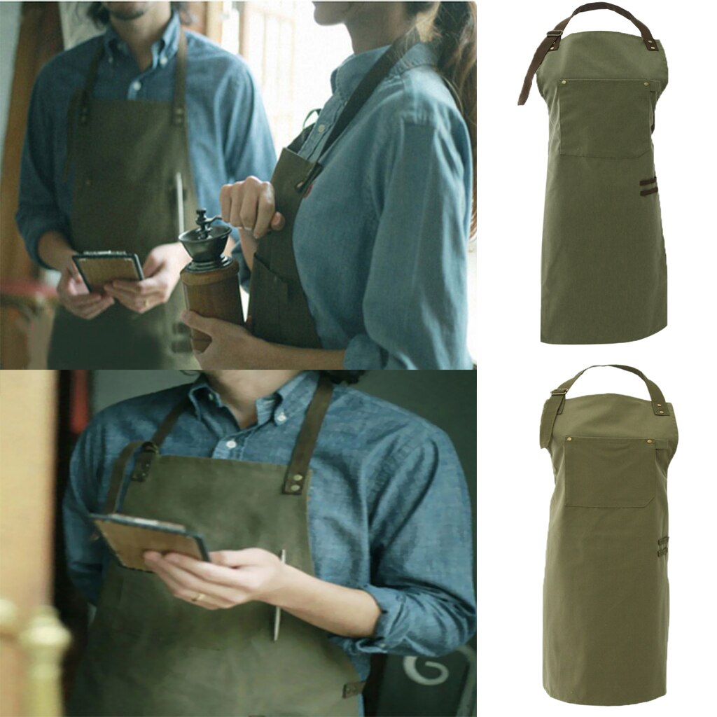 Canvas Workshop Artist Smocks Garden Apron Multi-p... – Grandado